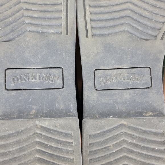 DINKLES Shoes Mens 11 Womens 13 Black Patent Formal Marching Band  Lace Up - Picture 12 of 16